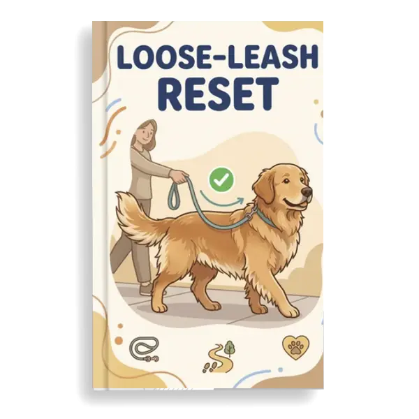 Golden Retriever Loose-Leash Reset